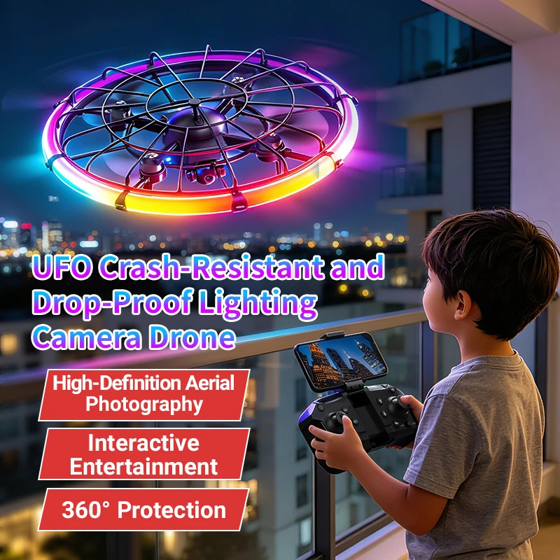 Drone Gimbal Brushless - โดรน JJRC H145 UFO RC พร้อมเลนส์คู่